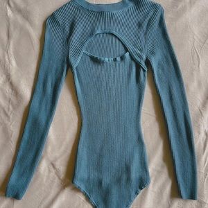 Abercrombie Blue Sweater Body Suit
